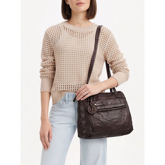 Harbour 2nd Urban Poets Schultertasche Leder 33 cm