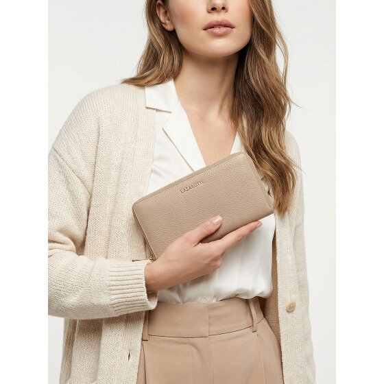 Lazarotti Bologna Leather XL Zip-Around Geldbörse Leder 19 cm
