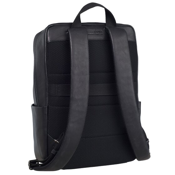 Leonhard Heyden Hamburg Rucksack Leder 40 cm Laptopfach