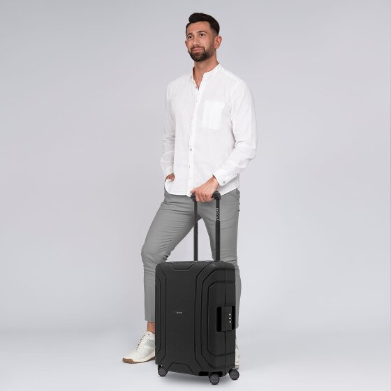 Redolz Essentials 15 4-Rollen Kabinentrolley 55 cm mit Dreipunkt-Verschluss