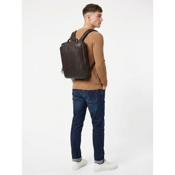 Braun Büffel Novara Business-Rucksack Leder 40 cm Laptopfach