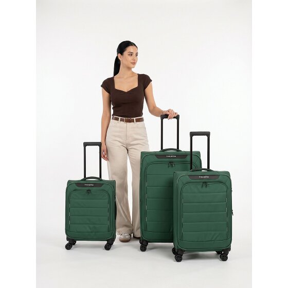Travelite Skaii 4 Rollen Kofferset 3-teilig mit Dehnfalte