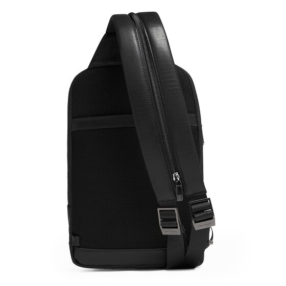 Piquadro Monospalla Umhängetasche Leder 31 cm