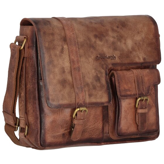 Greenland Nature Mascu & Line Umhängetasche Leder 30 cm