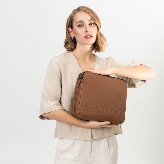 Farmhood Nashville XL Umhängetasche 2 Fächer Leder 29 cm