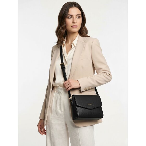 Lazarotti Bologna Leather Crossbody Umhängetasche Leder 22 cm