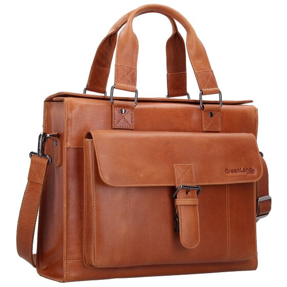 Greenland Nature Light Nature Aktentasche Leder 38 cm