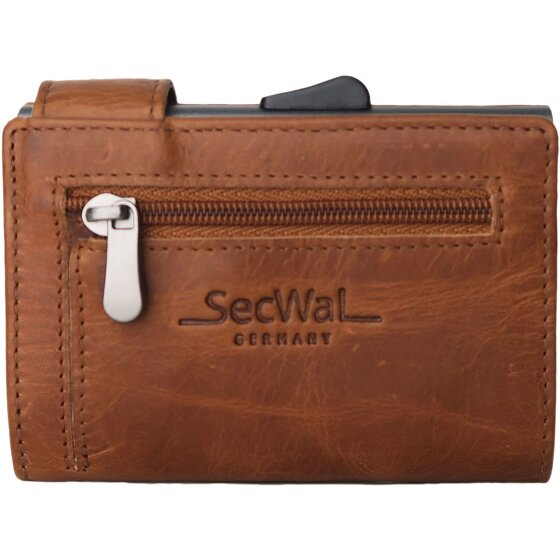 SecWal SecWal 1 Kreditkartenetui Geldbörse RFID Leder 9 cm