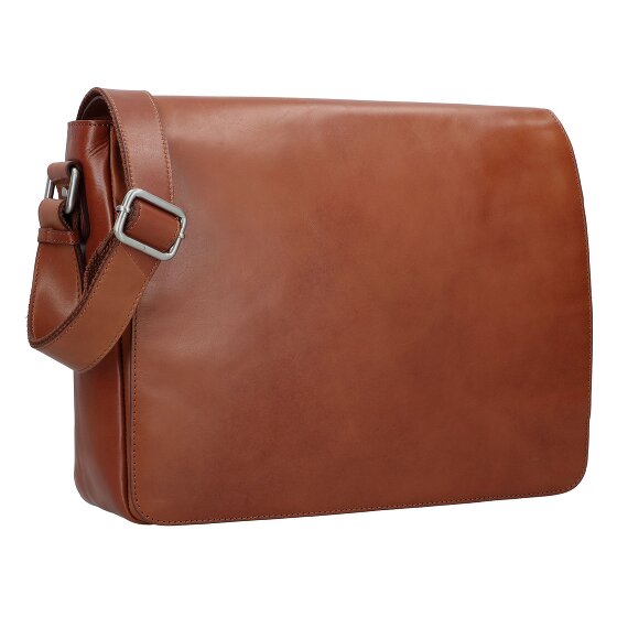Leonhard Heyden Cambridge Messenger Leder 38 cm Laptopfach