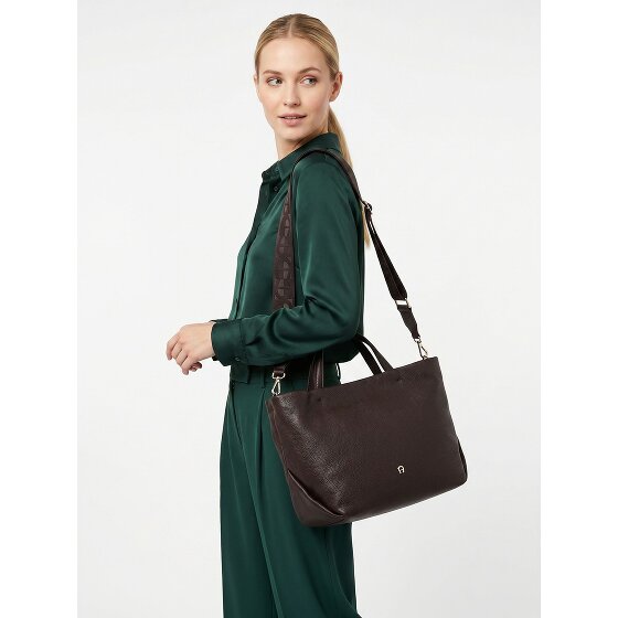AIGNER Paola Handtasche Leder 27 cm