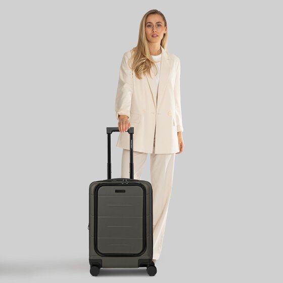 Police 4 Rollen Kabinentrolley 55 cm Laptopfach mit Dehnfalte