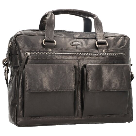 Spikes & Sparrow Aktentasche Leder 41 cm Laptopfach