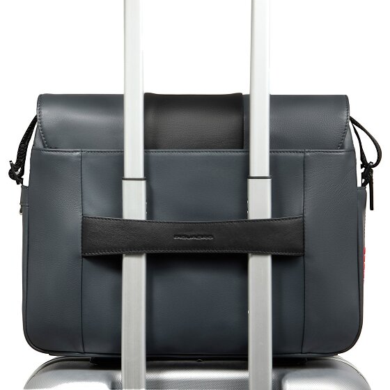 Piquadro Urban Messenger RFID Schutz Leder 35 cm Laptopfach