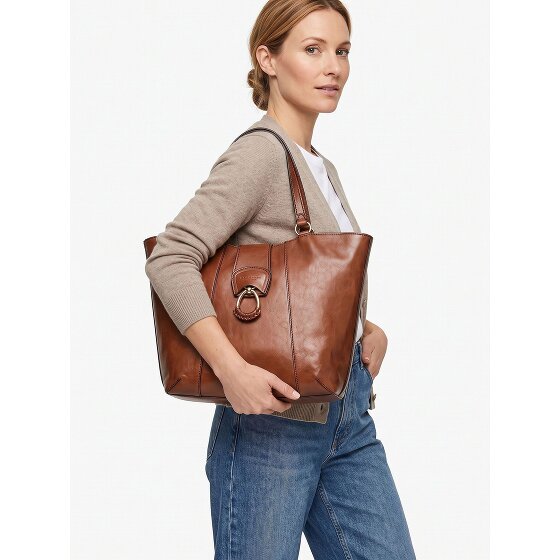 The Bridge Erica Schultertasche Leder 35 cm