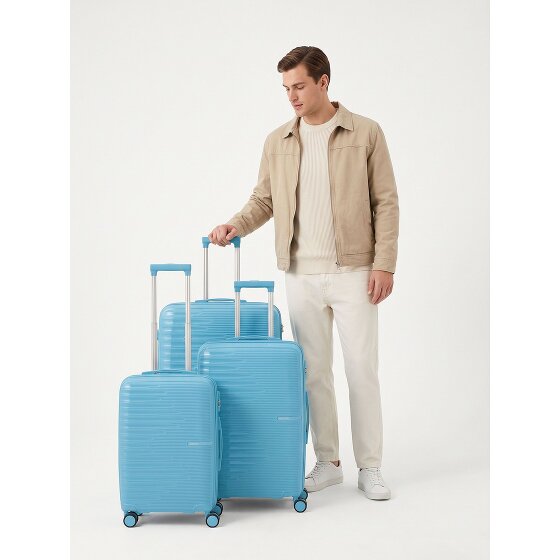 Travelite Pacific 4 Rollen Kofferset 3-teilig