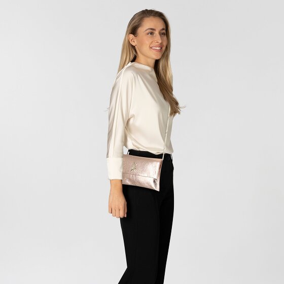 Patrizia Pepe Fly Clutch Clutch Tasche Leder 27 cm