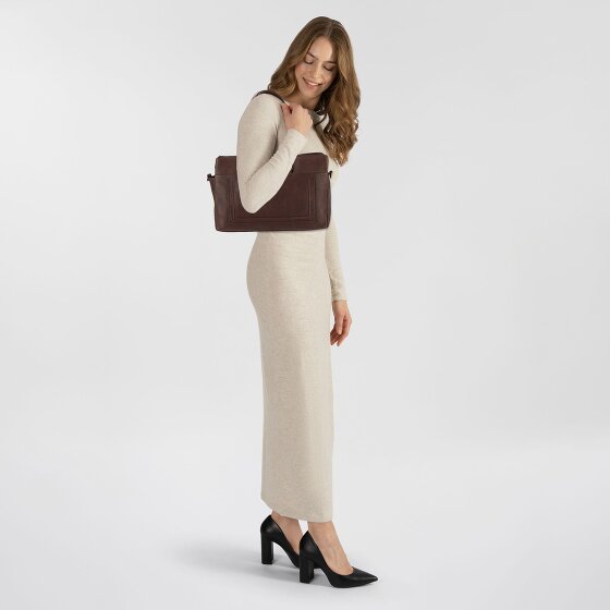 Cowboysbag Chained Barton Schultertasche Leder 40 cm