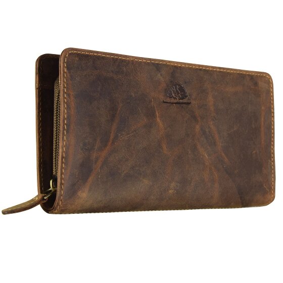 Greenburry Vintage Geldbörse Leder 18 cm