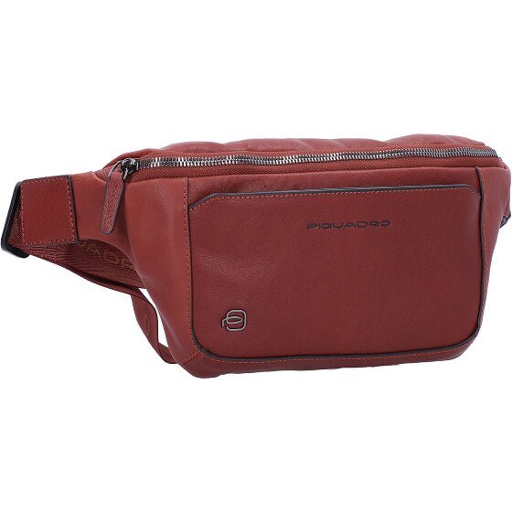 Piquadro Black Square Gürteltasche Leder 31 cm