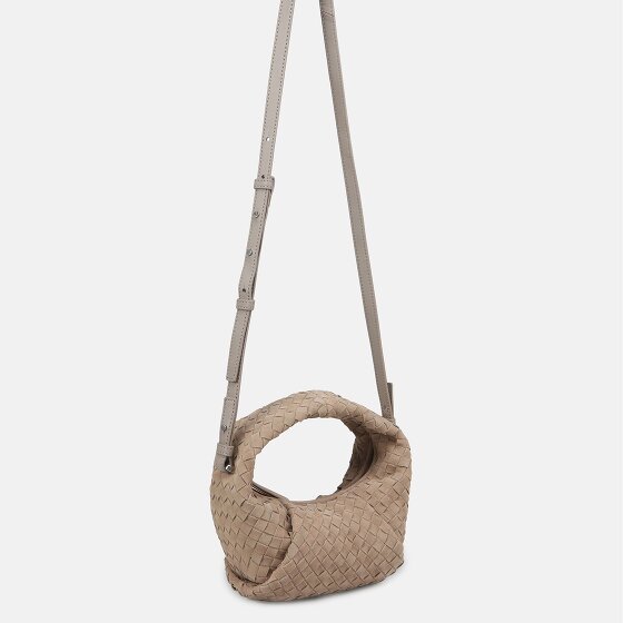 LES VISIONNAIRES Greta mini weave Handtasche Leder 20 cm