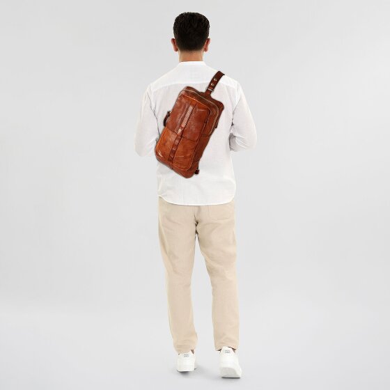 Campomaggi Avocado Sling Bag Leder 36 cm