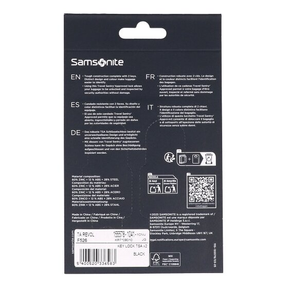 Samsonite Ta Revolution TSA Schloss Samsonite Ta Revolution TSA Schloss