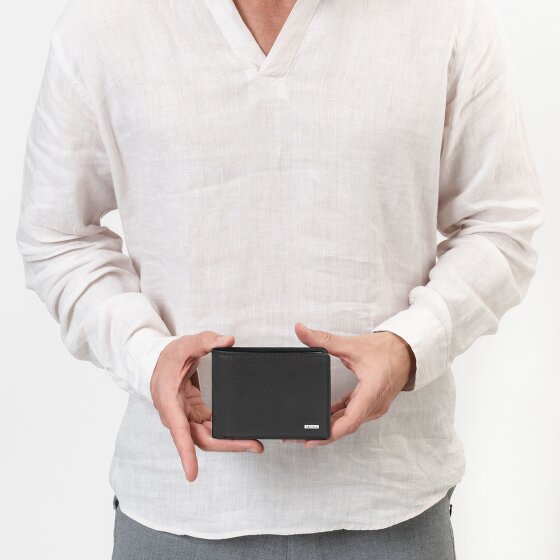 Redolz Leather Essentials QF Geldbörse RFID Leder 12 cm ausklappbar
