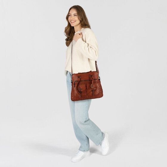 Harbour 2nd Urban Poets Schultertasche Leder 29 cm