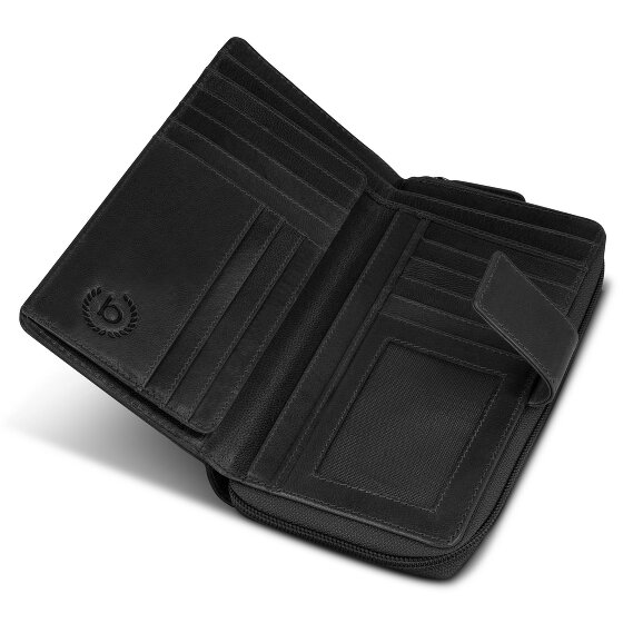 bugatti Valencia Geldbörse RFID Schutz Leder 10 cm