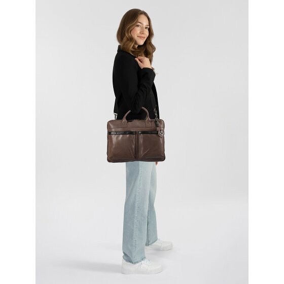Harbour 2nd Urban Poets Aktentasche Leder 50 cm Laptopfach