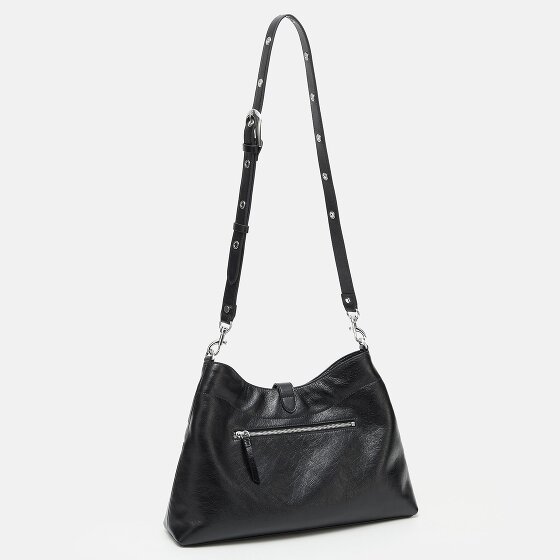 LES VISIONNAIRES Elisa Rivet Umhängetasche Leder 40 cm