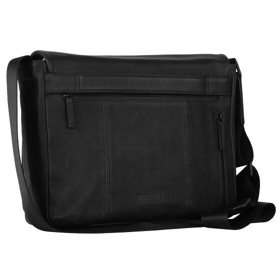 Leonhard Heyden Den Haag Messenger Leder 37 cm Laptopfach