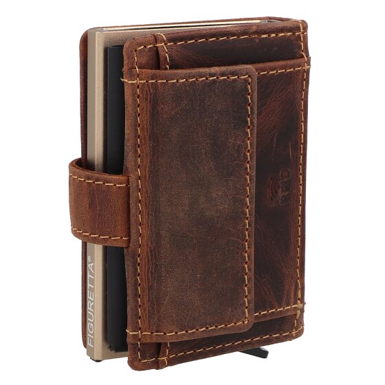 Greenburry Vintage Geldbörse RFID Schutz Leder 7.5 cm