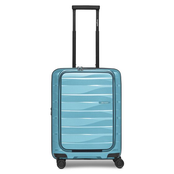 Bergpfeil Travel 4 Rollen Kabinentrolley 55 cm Laptopfach mit Dehnfalte