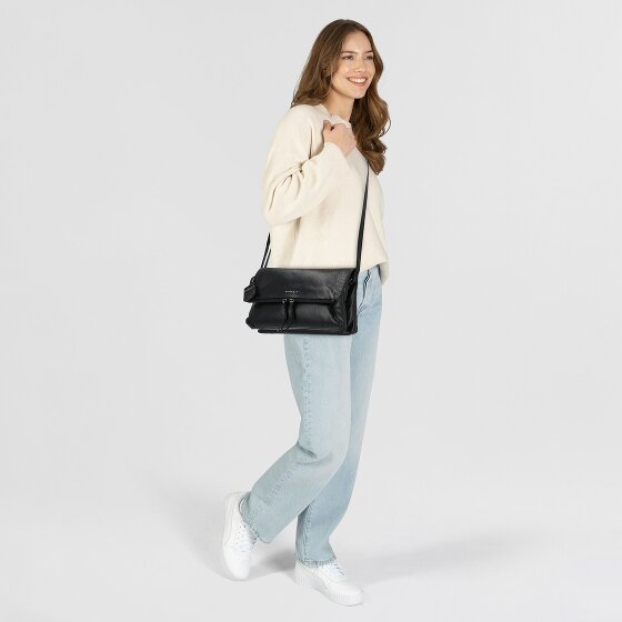 Burkely Creased Crystal Umhängetasche Leder 27 cm