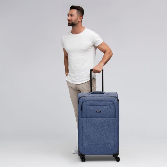 Redolz Essentials 12 LARGE 4 Rollen Trolley 79 cm mit Dehnfalte