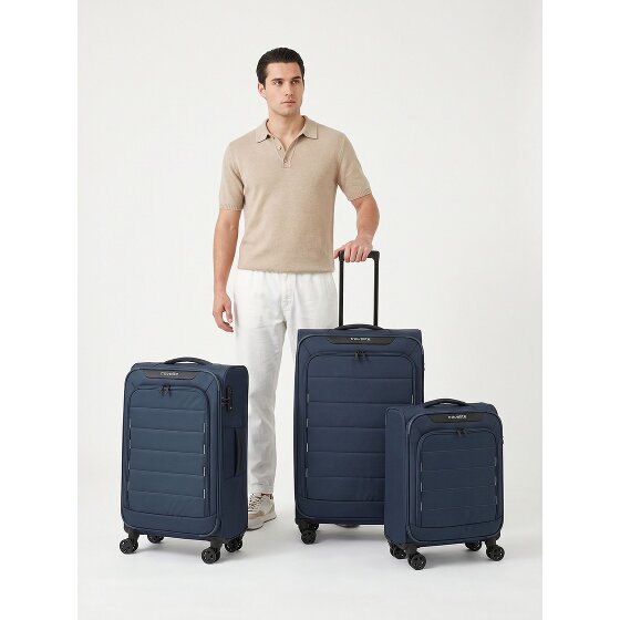 Travelite Skaii 4 Rollen Kofferset 3-teilig mit Dehnfalte