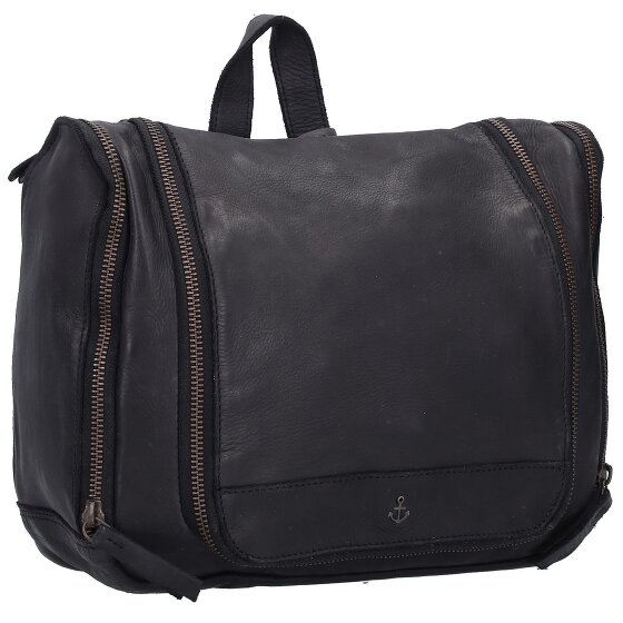 Harbour 2nd Cool Casual Kulturbeutel Leder 28 cm