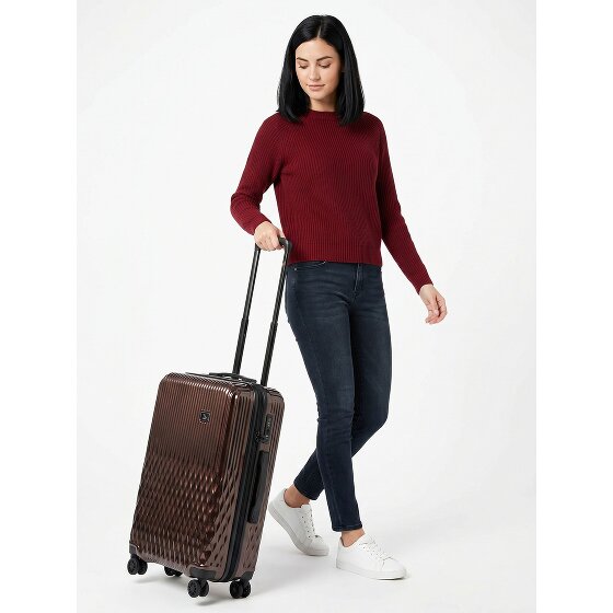 Pack Easy Flow 4 Rollen Trolley M 66 cm mit Dehnfalte