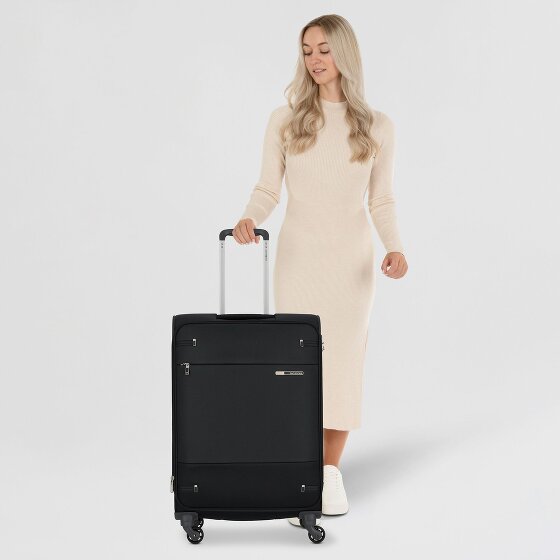 Samsonite Base Boost 4 Rollen Trolley 66 cm mit Dehnfalte