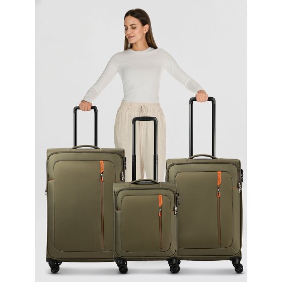 American Tourister Nitestream 4 Rollen Kofferset 3-teilig mit Dehnfalte