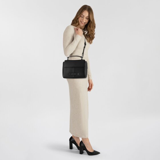 Karl Lagerfeld Behind the Seams Handtasche Leder 24 cm mit Dehnfalte