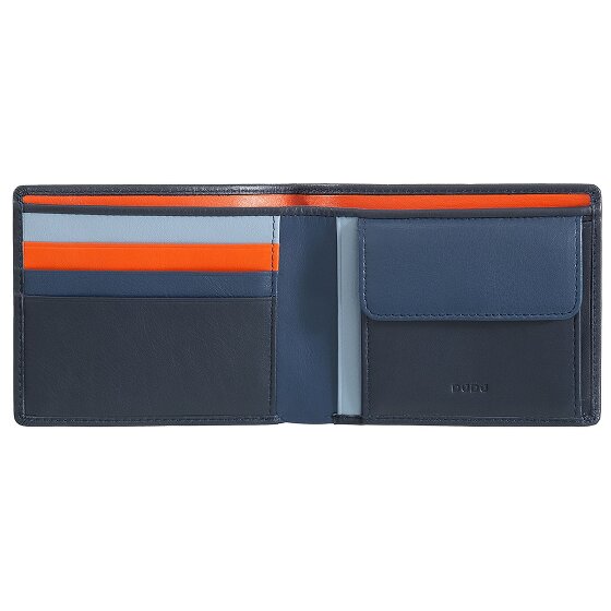 DuDu Azzorre Geldbörse RFID Schutz Leder 11 cm
