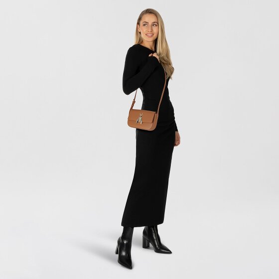 Patrizia Pepe Essential Fly Schultertasche Leder 22 cm