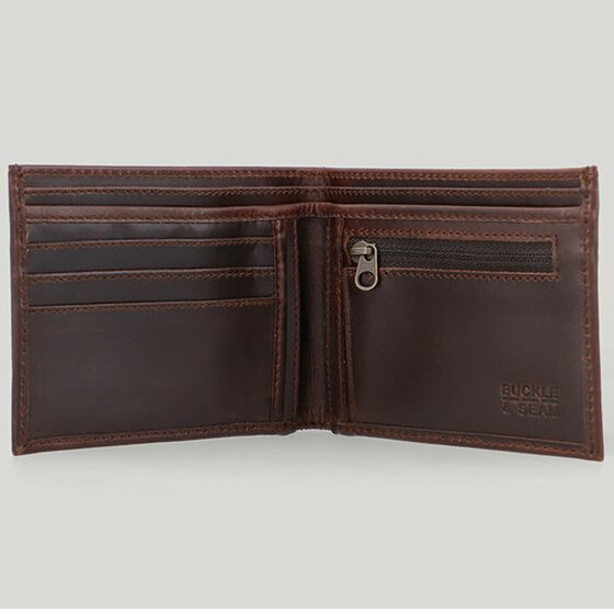 Buckle & Seam Bill Geldbörse Leder 11,5 cm