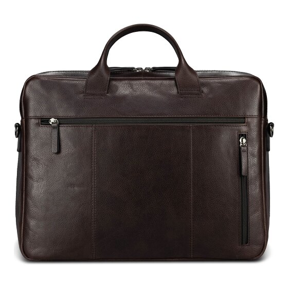 Jost London Aktentasche Leder 40 cm Laptopfach