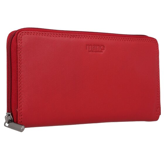mano Donna Giulia Geldbörse Leder 20 cm