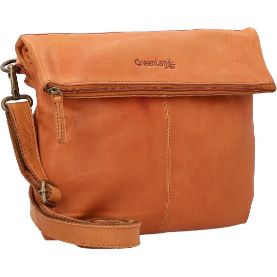 Greenland Nature GreenLand NATURE Umhängetasche Leder 32 cm