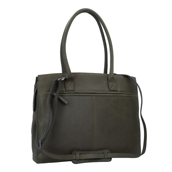 Castelijn & Beerens Carisma Schultertasche RFID Leder 38 cm Laptopfach