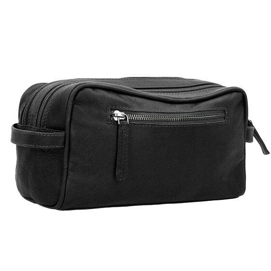 The Chesterfield Brand Wax Pull Up Kulturbeutel Leder 24 cm